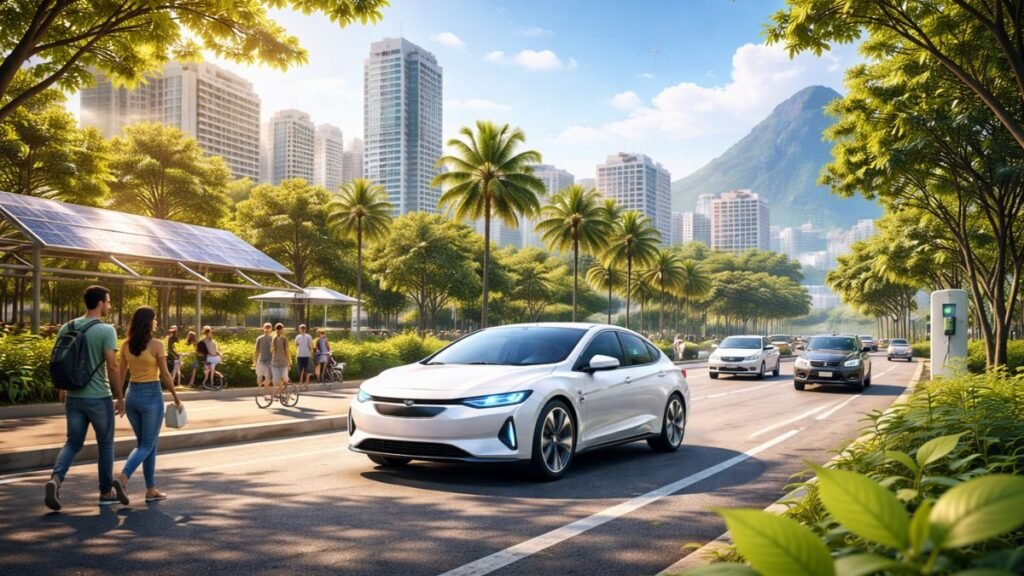 O Impacto Ambiental no Uso Diário dos carros eletricos