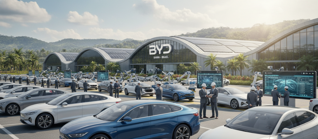 BYD no Brasil: Vale a pena investir em carros elétricos da marca? 2 montadora chinesa byd bahia