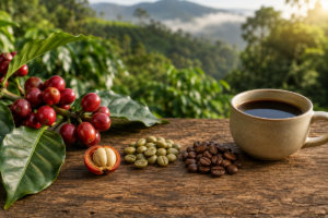 de onde vem o café