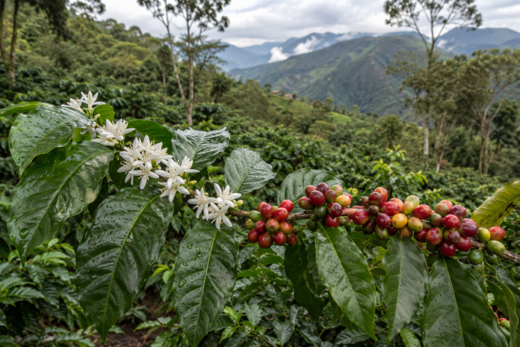 de onde vem o café