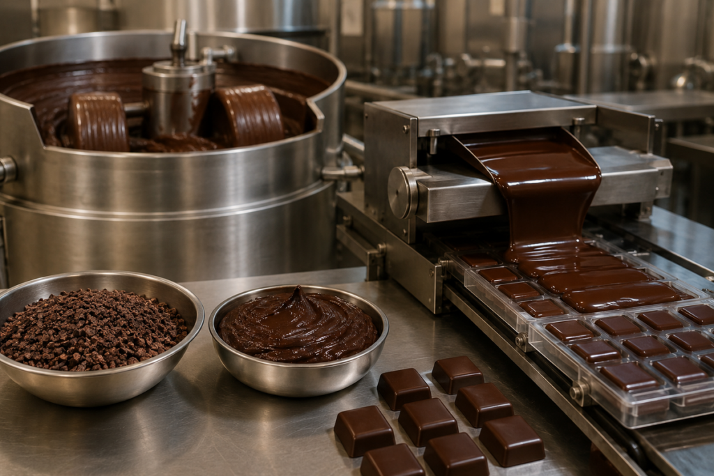 de onde vem o chocolate